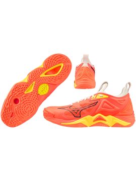 Кроссовки для волейбола Wave Momentum 3 (Neonflame/Blk/Bolt 2Neon)