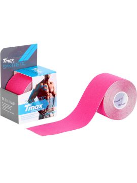 Тейп кинезиологический Tmax Synthetic Pink (5 см x 5 м), розовый