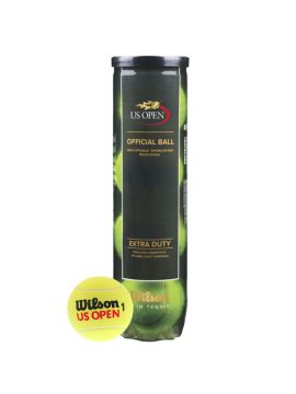 Мяч теннисный Wilson US Open Extra Duty, одобрено ITF и USTA, 4шт.