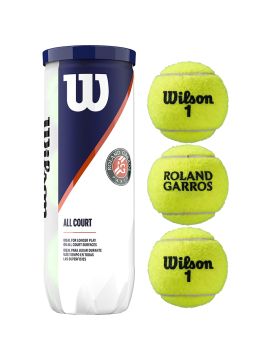 Мяч тен. WILSON Roland Garros All Court, уп.3 шт