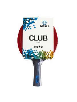 Ракетка для настольного тенниса TORRES Club 4* для тренировок