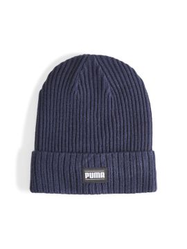 Шапка PUMA Ribbed Classic Cuff Beanie, 100% акрил, темно-синий
