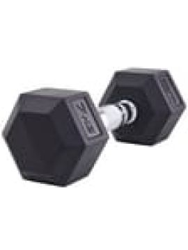 Гантель гексагональная STARFIT 7 кг, обрезиненная, черный