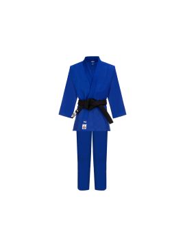 Кимоно подростковое для дзюдо CLINCH JUDO RED FDR синее