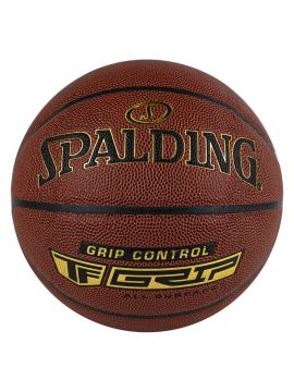 Мяч баск. SPALDING Grip Control р.7, композит. кожа (ПУ) коричневый