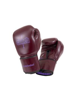 Перчатки боксерские Clinch Undefeated бордовые