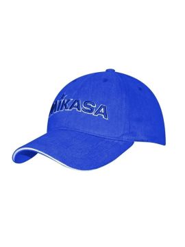 Бейсболка спорт. MIKASA, 100% хлопок, ярко-синяя