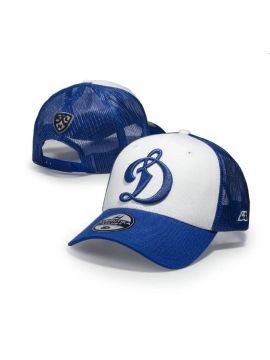 Бейсболка ХК Динамо Москва, бел.-син., 55-58 (ТМ ATRIBUTIKA&CLUB)