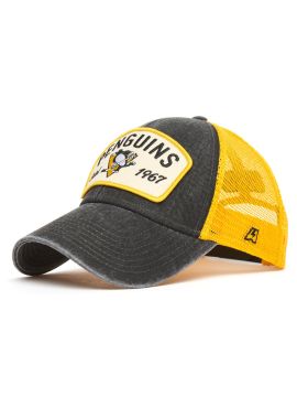 Бейсболка Pittsburgh Penguins, серо-желт., 55-58 (ТМ ATRIBUTIKA&CLUB)