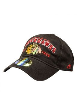 Бейсболка ТМ ATRIBUTIKA&CLUB Chicago Blackhawks, черная 58